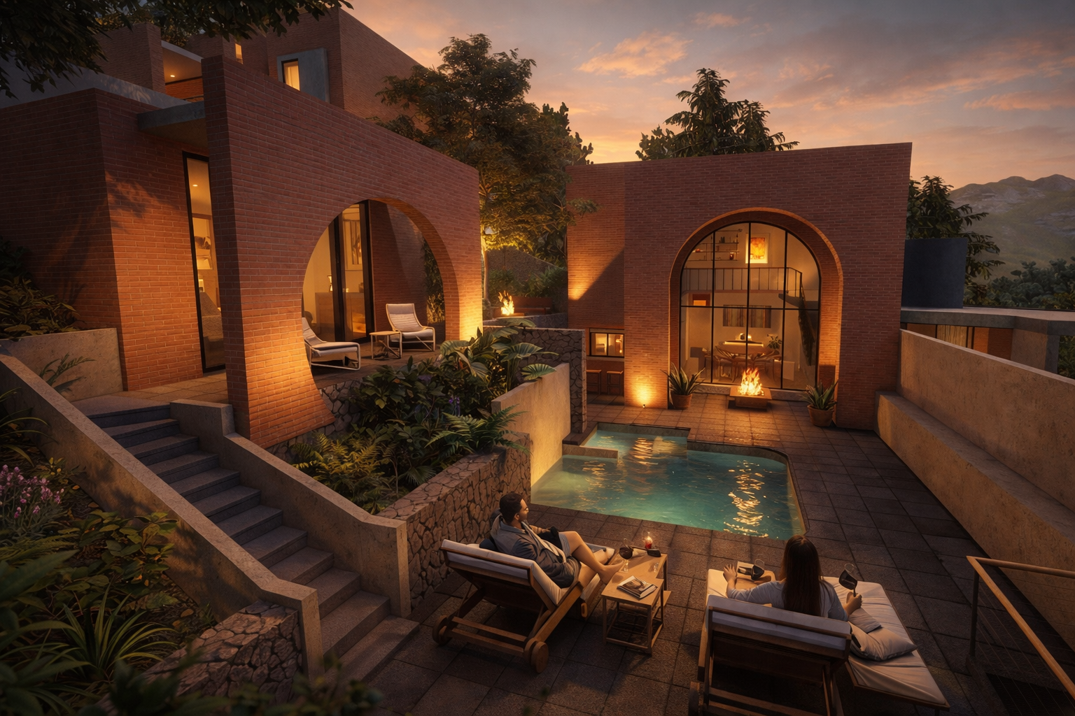 Casa 2 — arco y fachada