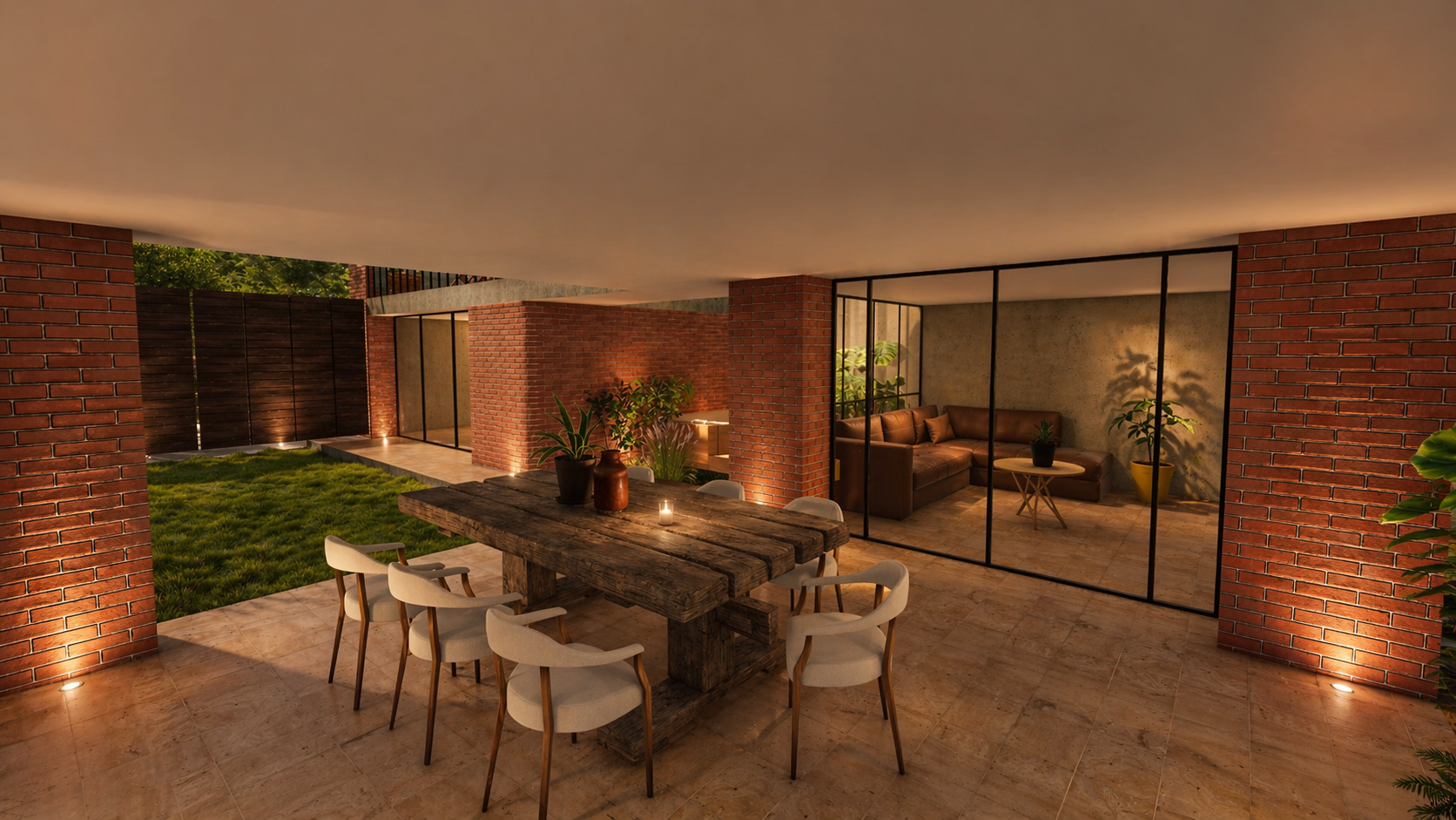 Casa 3 — sala interior